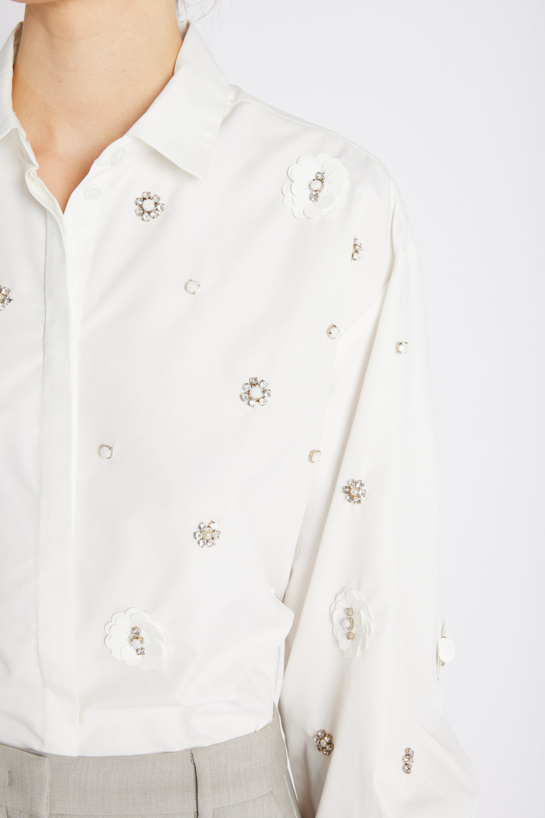 Bruuns Bazaar Women ChrisoulaBBBeia skjorte Skjorter Snow White
