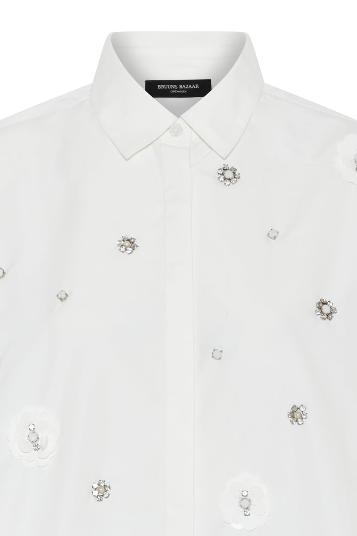 Bruuns Bazaar Women ChrisoulaBBBeia skjorte Skjorter Snow White