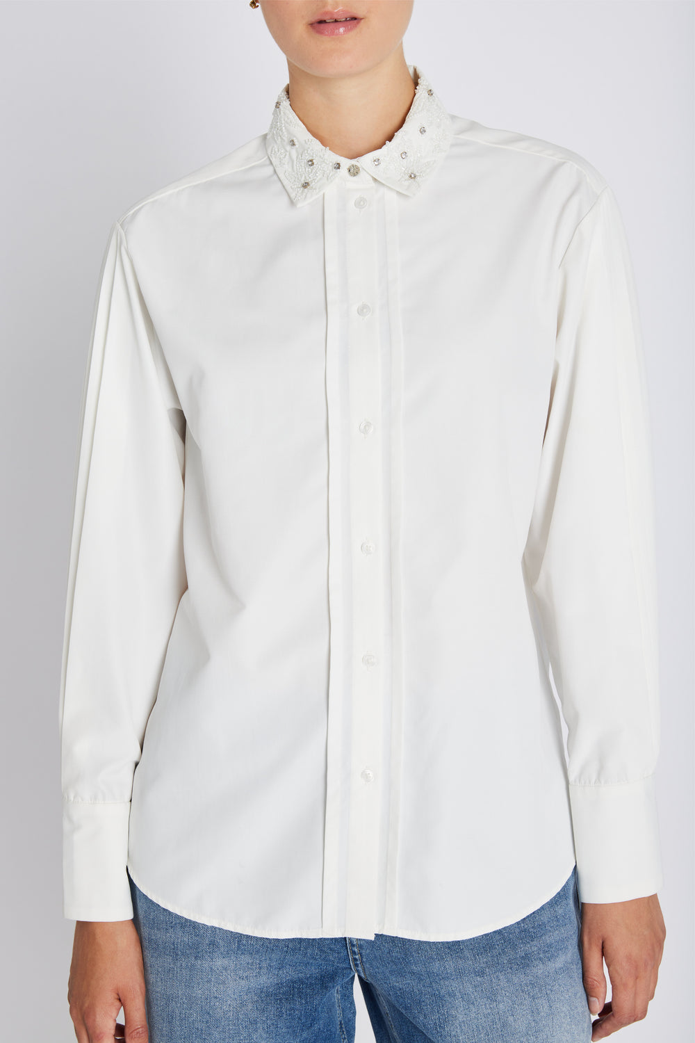 Bruuns Bazaar Women ChrisoulaBBSiw skjorte Skjorter Snow White