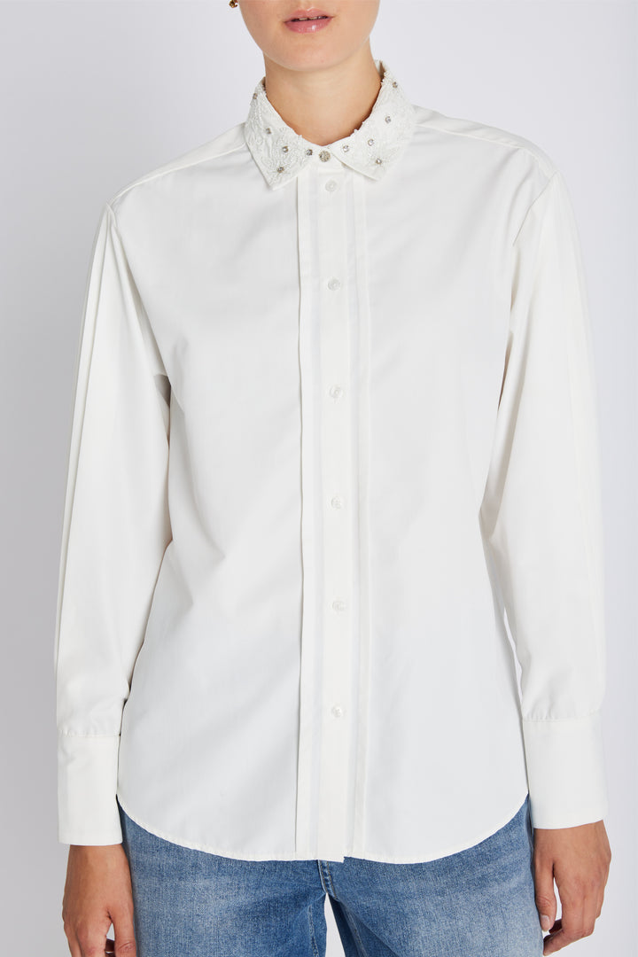 Bruuns Bazaar Women ChrisoulaBBSiw skjorte Skjorter Snow White