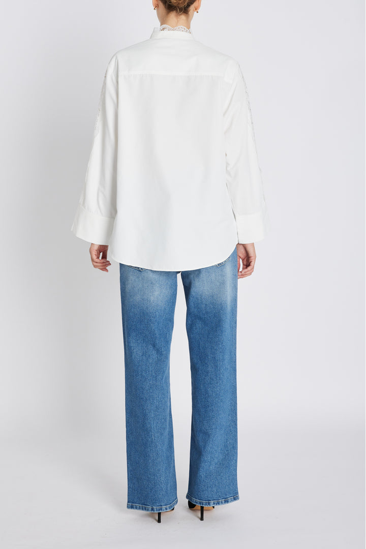 Bruuns Bazaar Women ChrisoulaBBTricia skjorte Skjorter Snow White