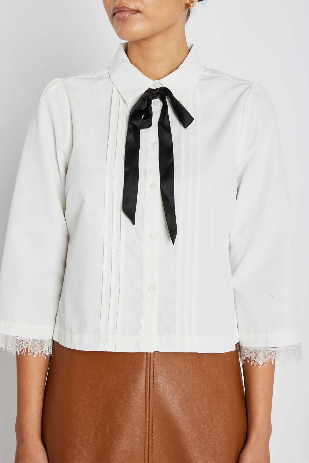 Bruuns Bazaar Women ChrissiBBFeruzi skjorte Skjorter Snow White