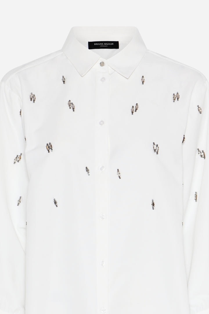 Bruuns Bazaar Women ChrissiBBZinne skjorte Skjorter Snow White
