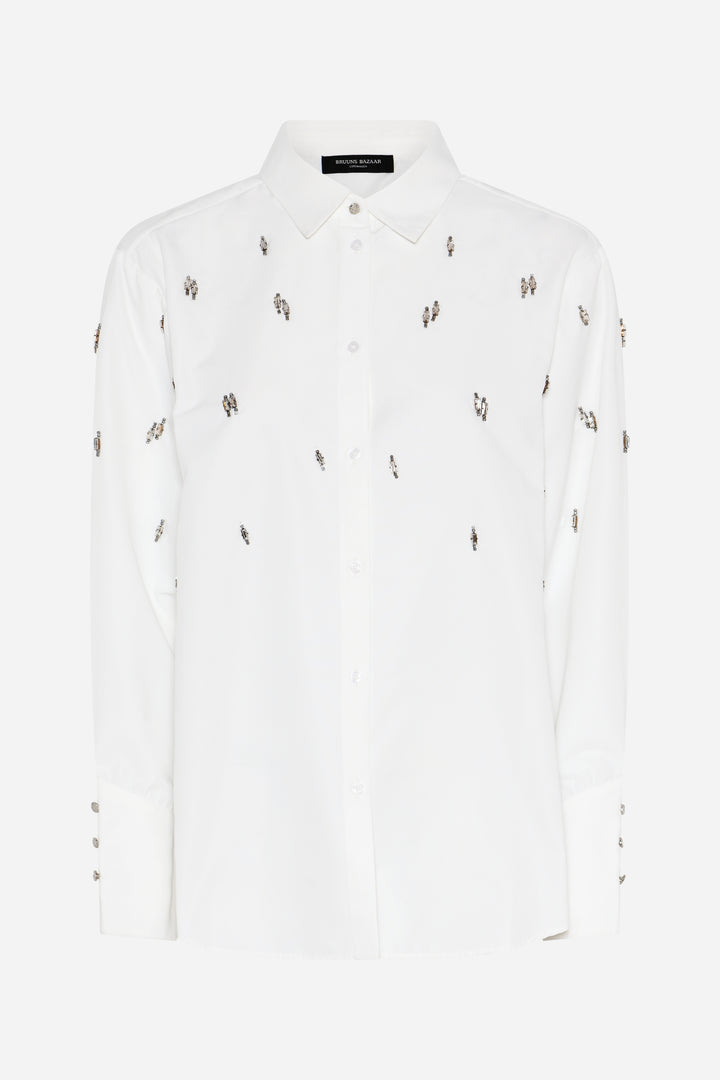 Bruuns Bazaar Women ChrissiBBZinne skjorte Skjorter Snow White