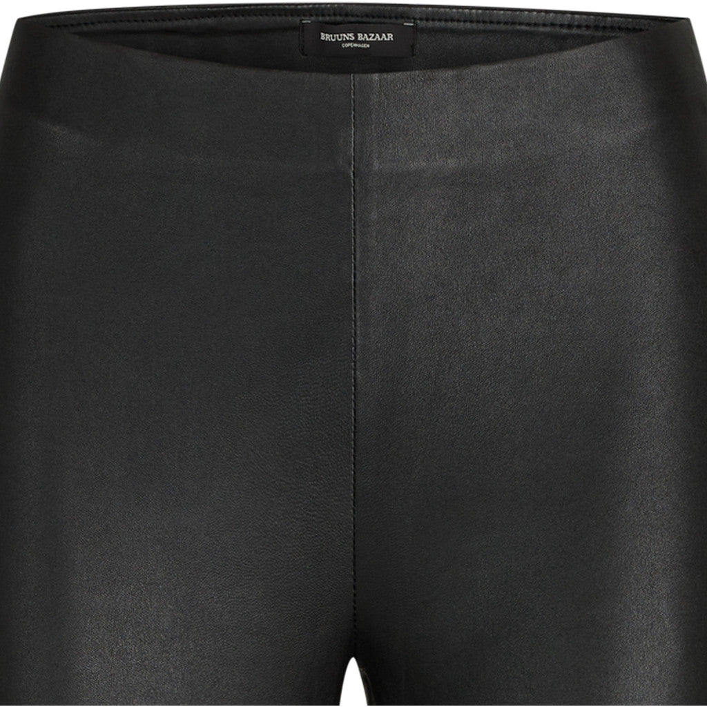 Bruuns Bazaar Women ChristaBBleather leggings Bukser Black