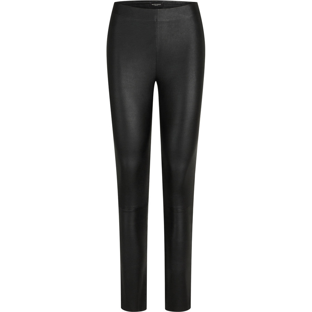 Bruuns Bazaar Women ChristaBBleather leggings Bukser Black