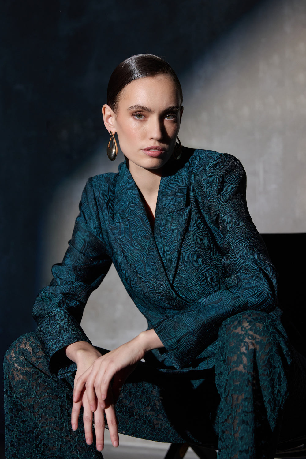 Bruuns Bazaar Women ChunioBBLinda blazer Blazere Dark green