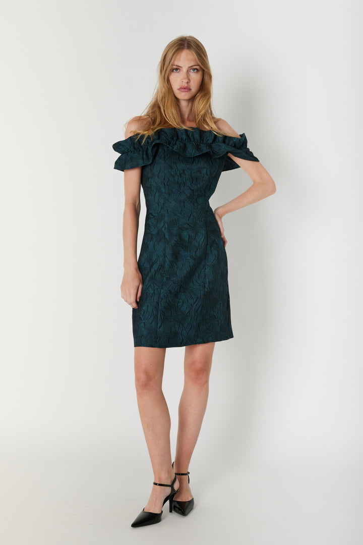 Bruuns Bazaar Women ChunioBBMartha kjole Kjoler Dark green