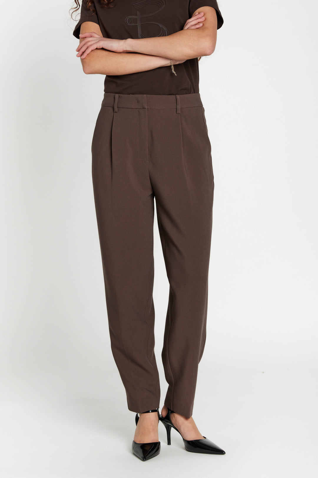 Bruuns Bazaar Women CindySusBBDagny bukser Bukser Chestnut
