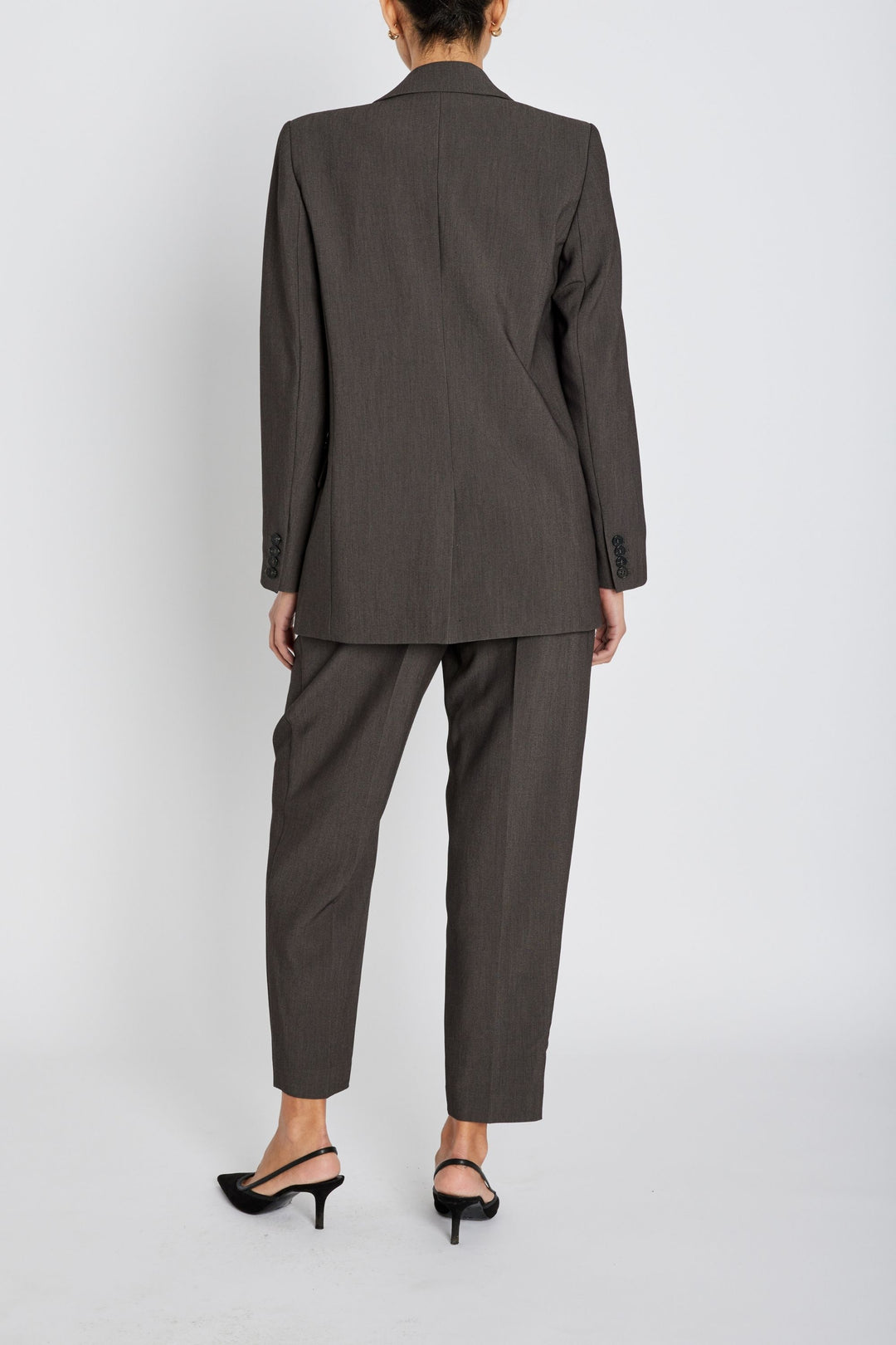 Bruuns Bazaar Women CindySusBBDagny pants Bukser Dark grey mel