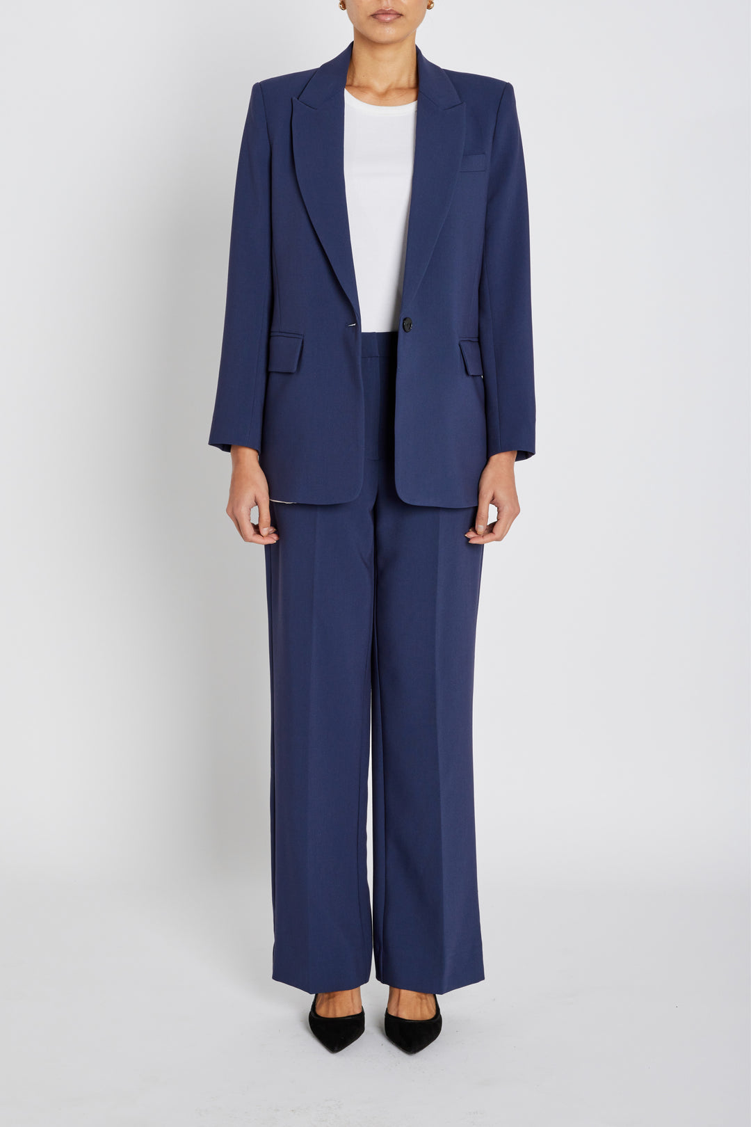 Bruuns Bazaar Women CindySusBBEleza pants Bukser Nightshadow blue