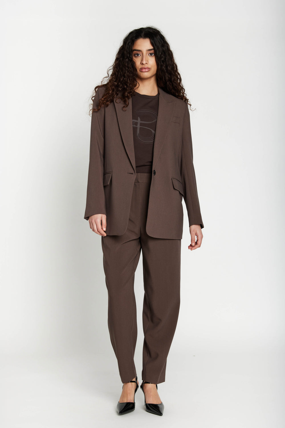 Bruuns Bazaar Women CindySusBBFrida blazer Blazere Chestnut