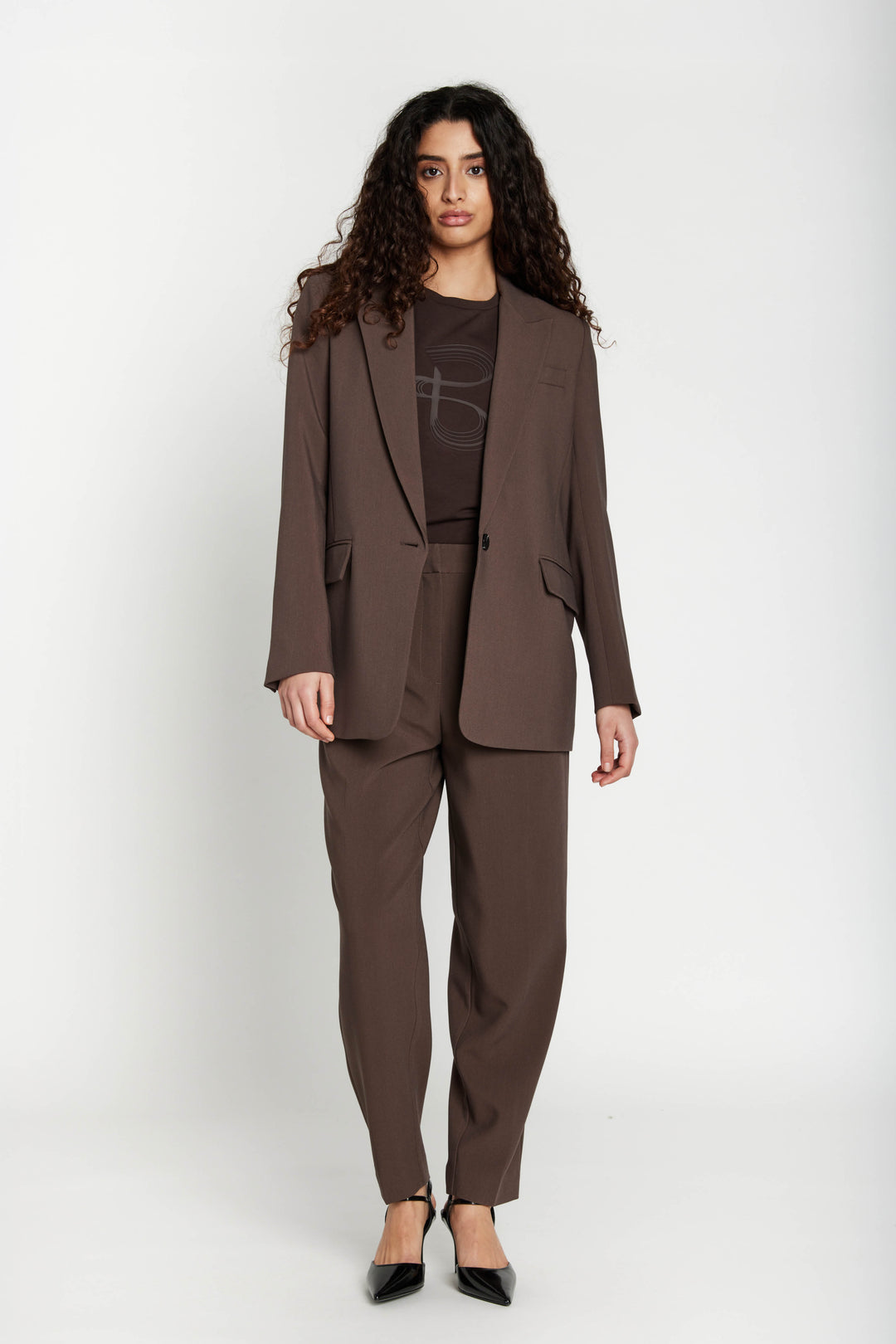 Bruuns Bazaar Women CindySusBBFrida blazer Blazere Chestnut