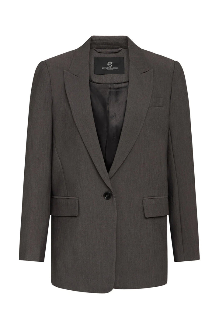 Bruuns Bazaar Women CindySusBBFrida blazer Blazere Dark grey mel