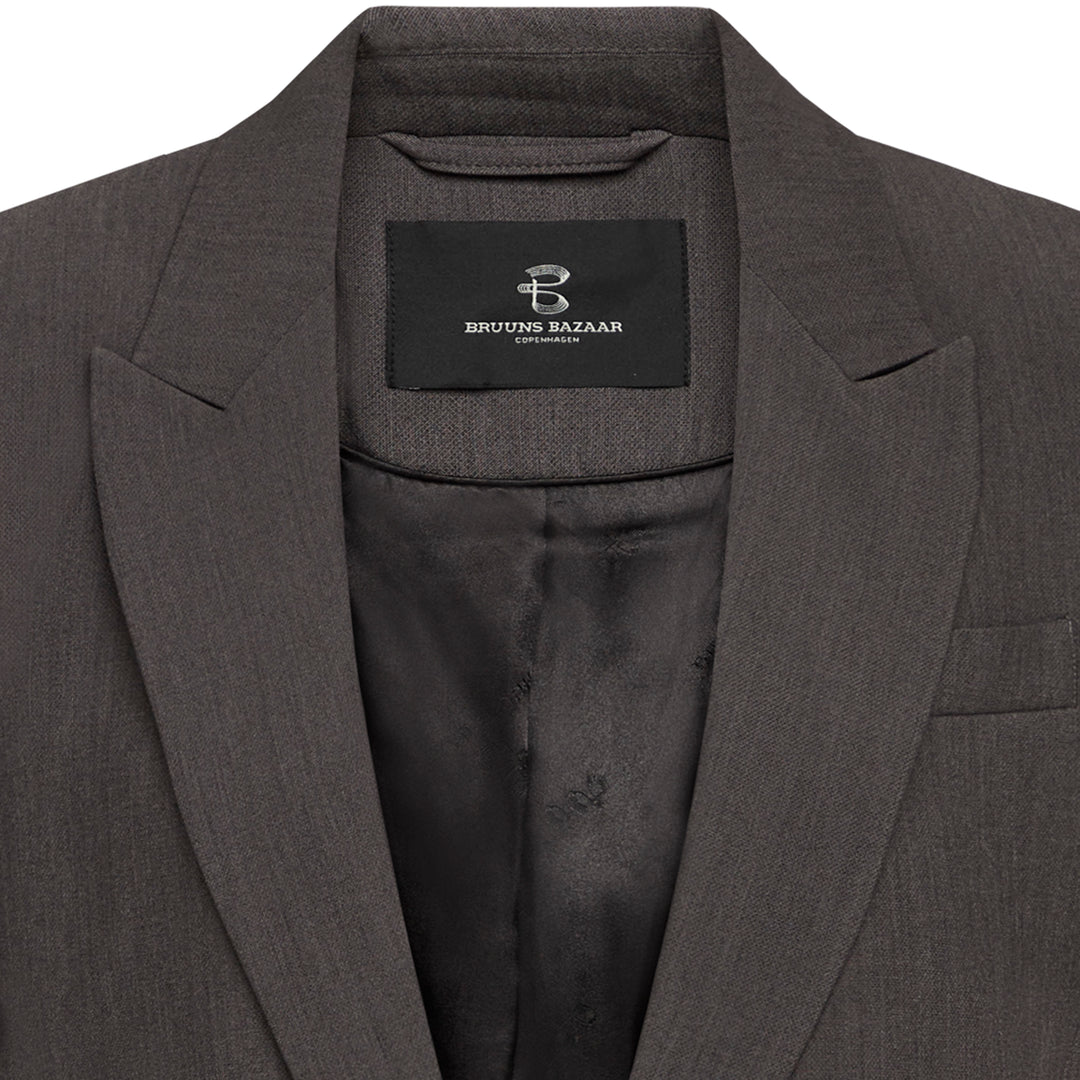Bruuns Bazaar Women CindySusBBFrida blazer Blazere Dark grey mel