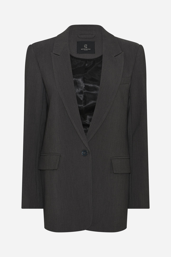 Bruuns Bazaar Women CindySusBBFrida blazer Blazere Dark grey mel