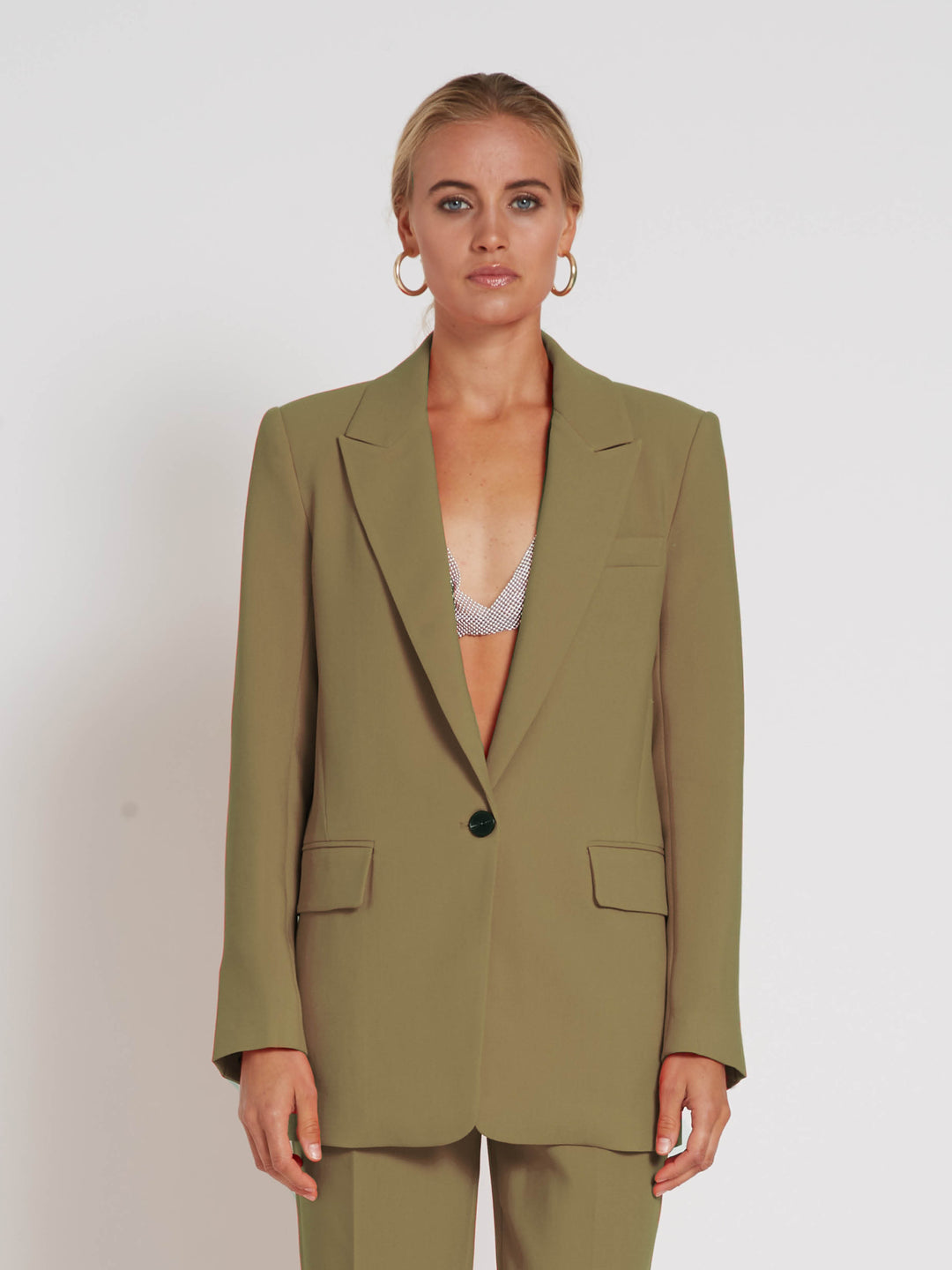 Bruuns Bazaar Women CindySusBBFrida blazer Blazere Olive