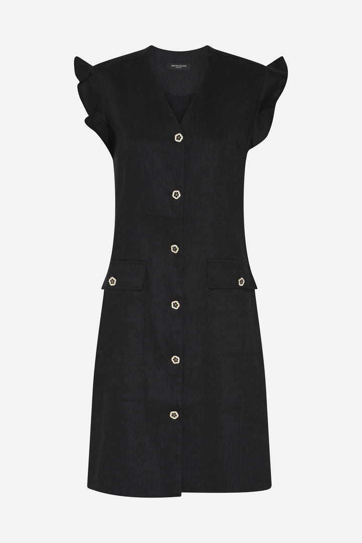 Bruuns Bazaar Women ClinoBBThelmasi dress Kjoler Black