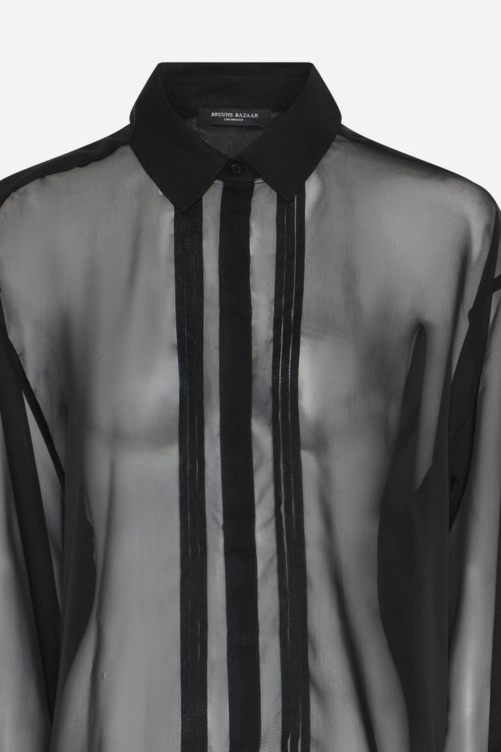 Bruuns Bazaar Women CoakumBBLouas skjorte Skjorter Black