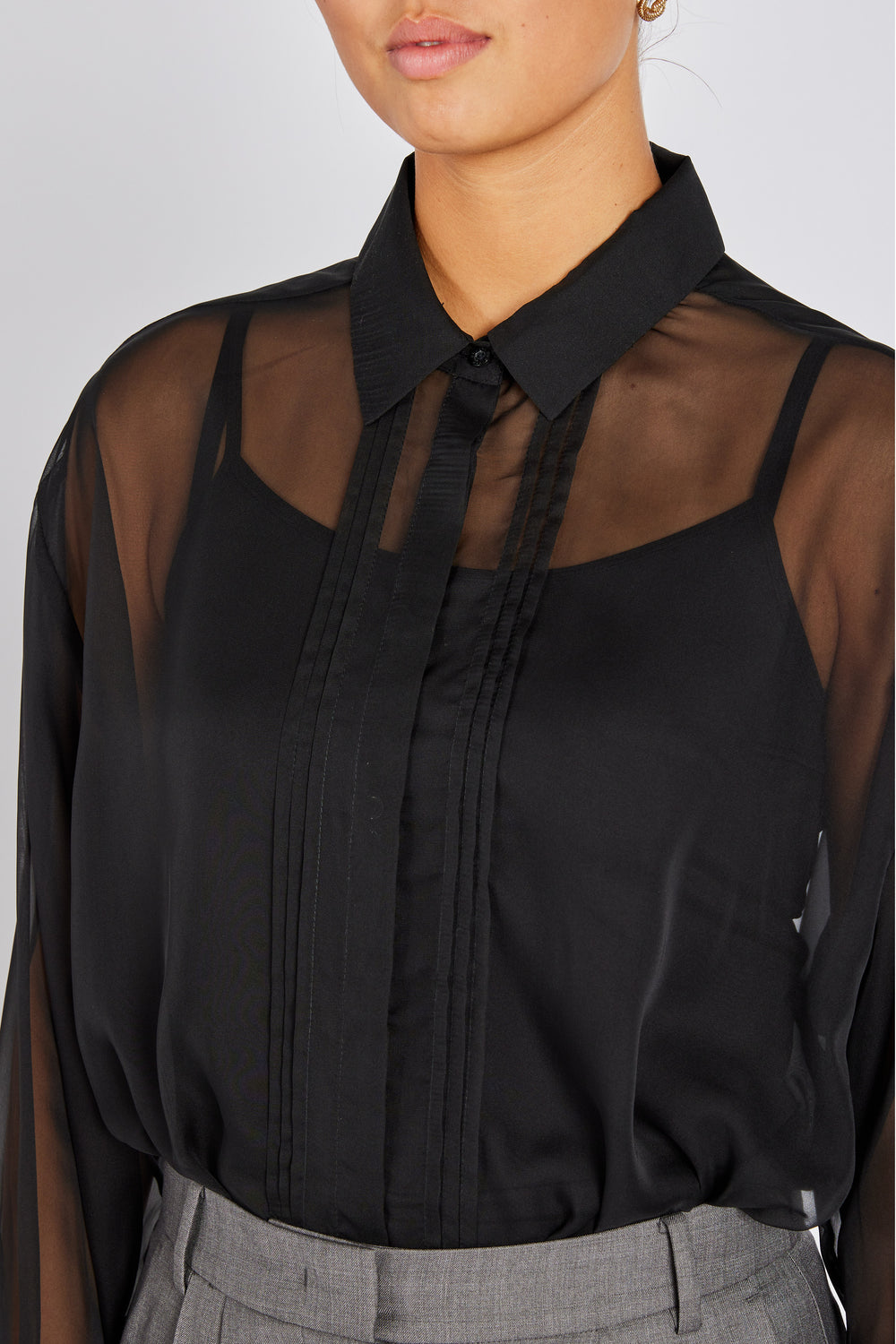 Bruuns Bazaar Women CoakumBBLouas skjorte Skjorter Black
