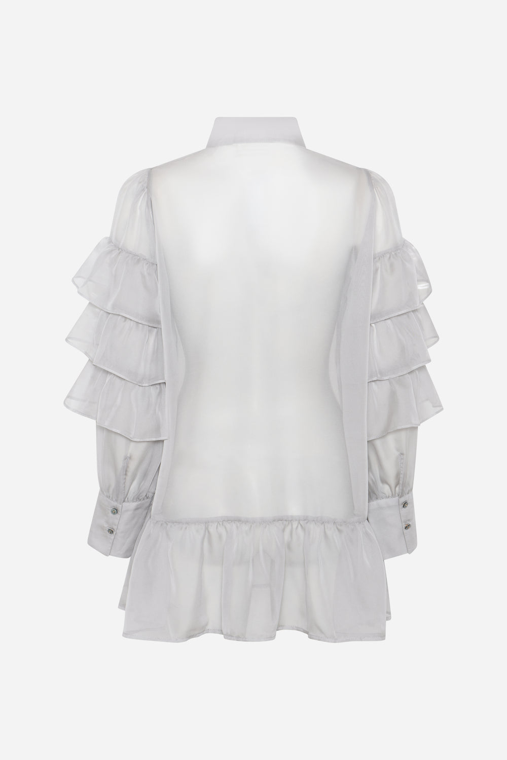 Bruuns Bazaar Women CoakumBBViri lang skjorte Skjorter Light Grey
