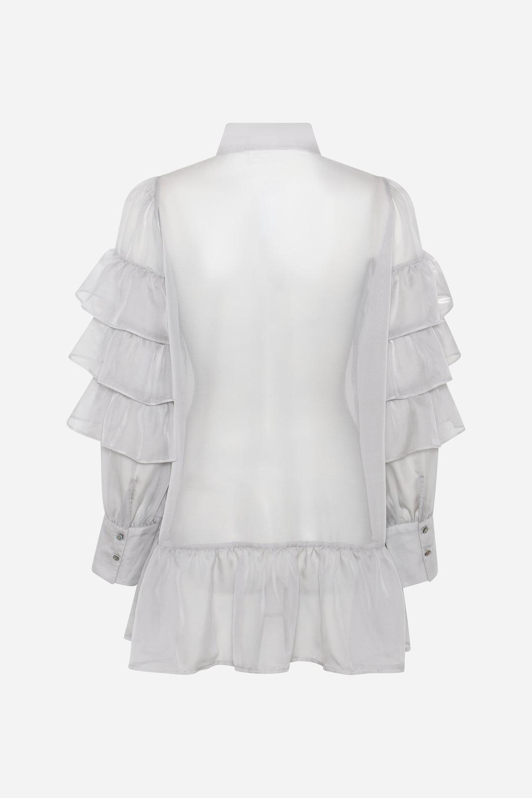 Bruuns Bazaar Women CoakumBBViri lang skjorte Skjorter Light Grey