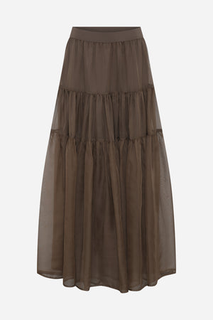 Bruuns Bazaar Women CoakumBBVistine nederdel Nederdele Dark Brown