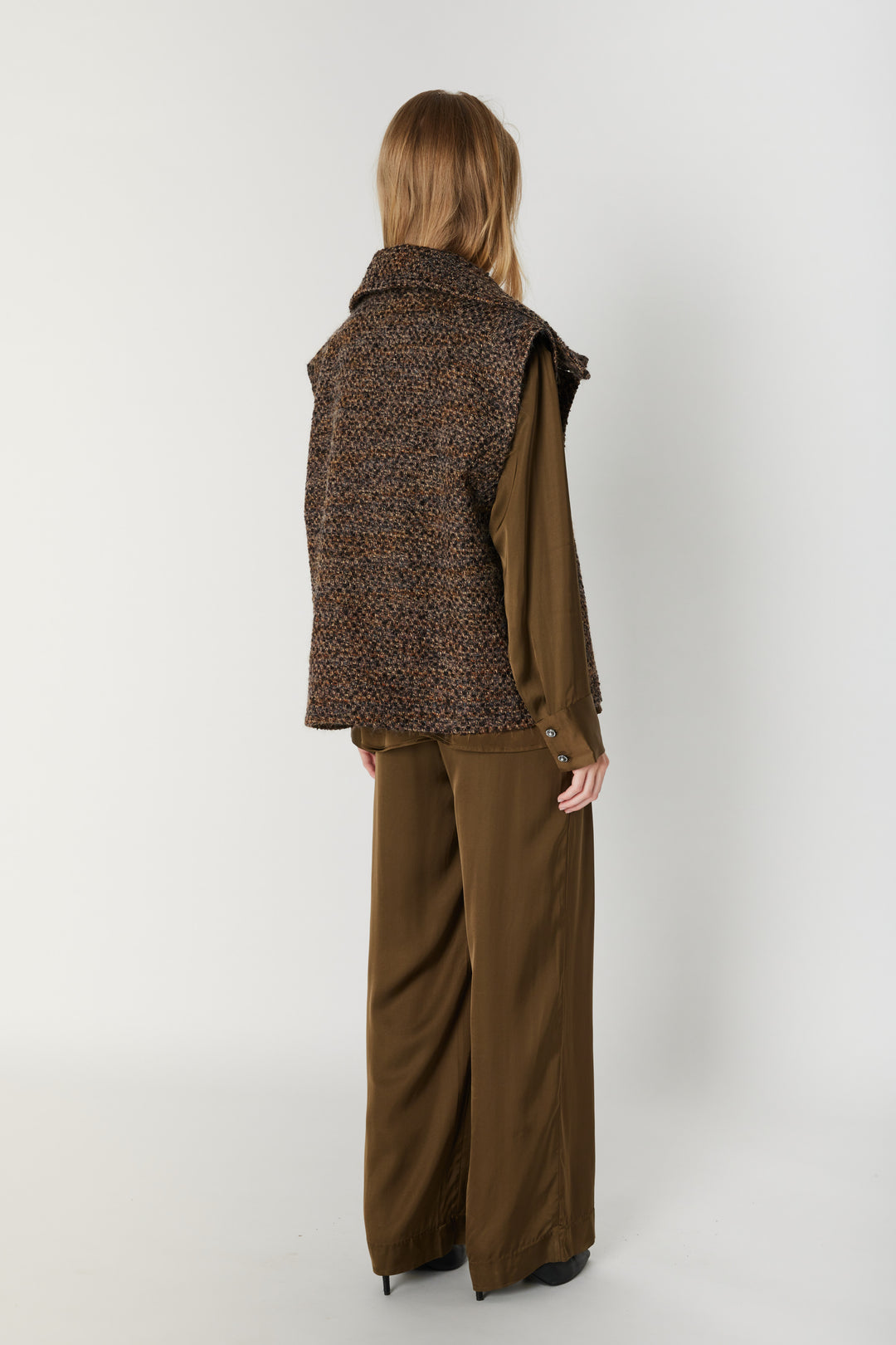 Bruuns Bazaar Women ColpoBBLitas vest Vest Brown Melange