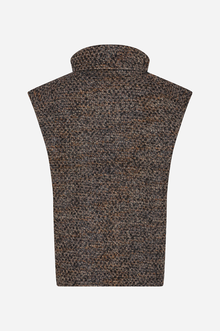 Bruuns Bazaar Women ColpoBBLitas vest Vest Brown Melange