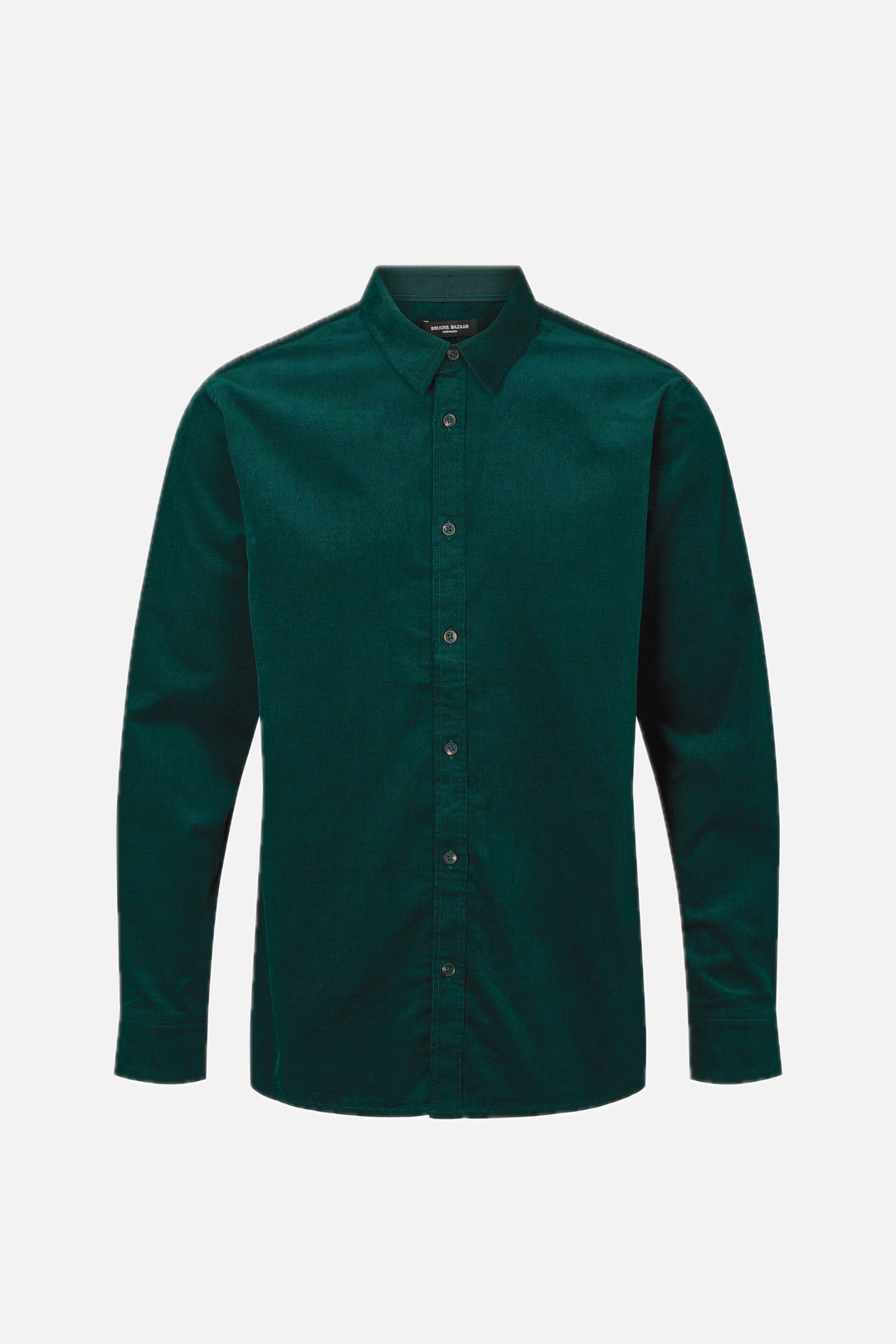 Bruuns Bazaar Men CordBBStoked shirt Skjorter Dark green