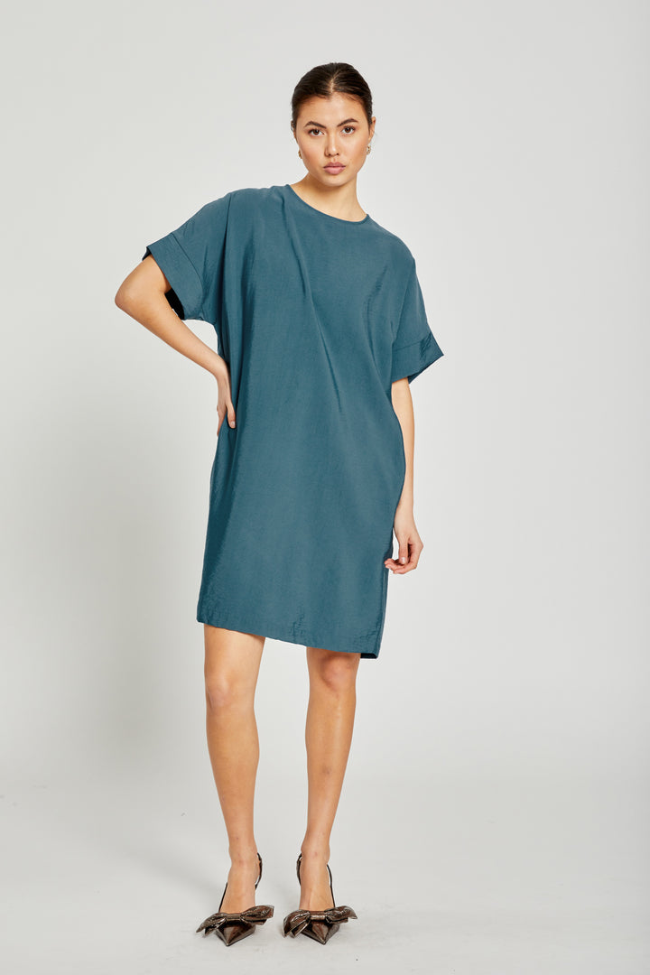 Bruuns Bazaar Women BoucléBBTrina kjole Dress Indian Teal