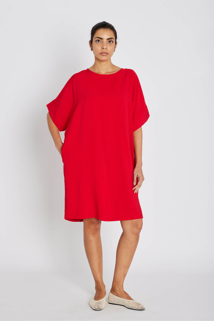 Bruuns Bazaar Women CressBBGigi kjole Kjoler True Red