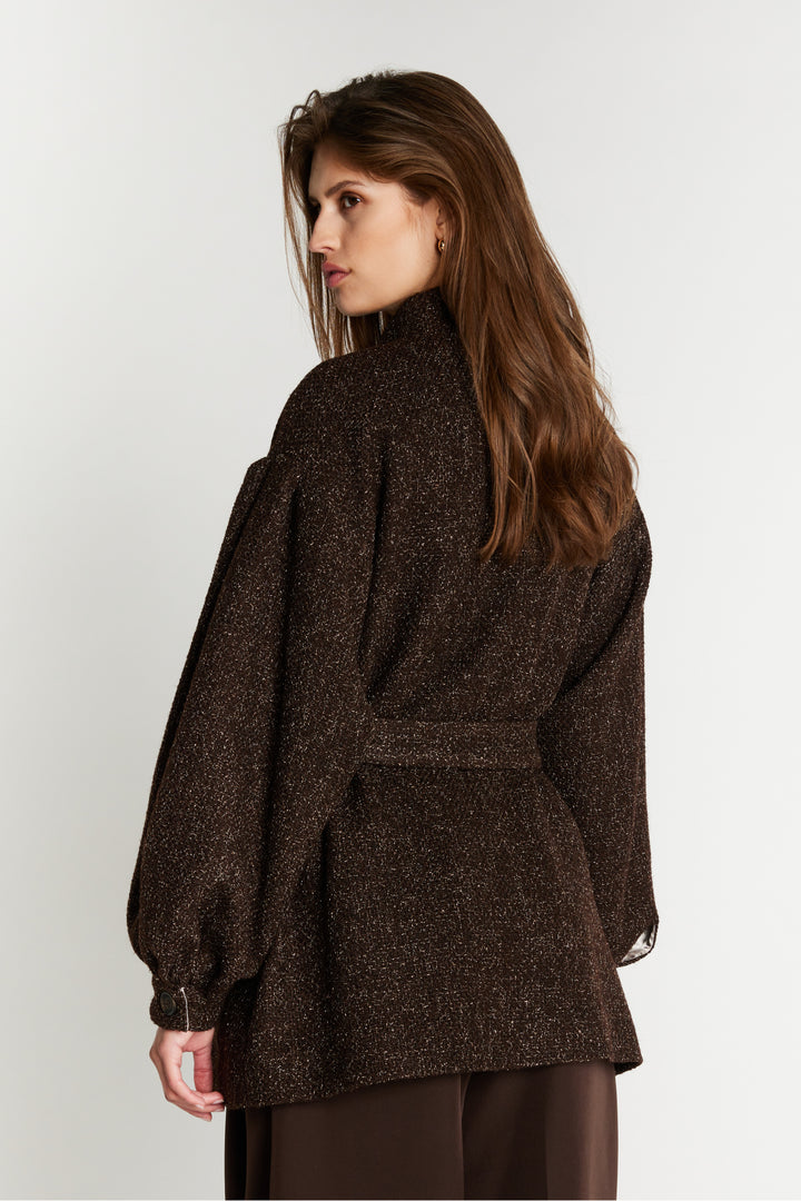 Bruuns Bazaar Women CryosaBBMaddi jakke Overtøj Dark Brown