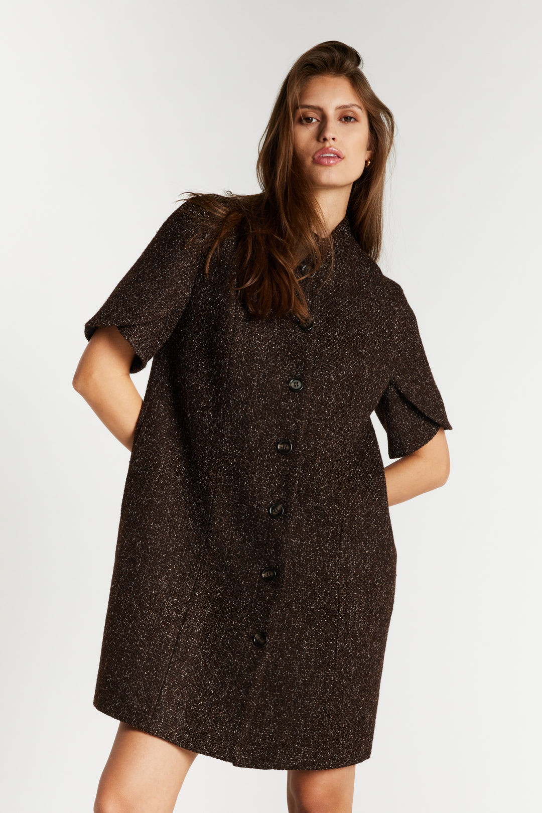 Bruuns Bazaar Women CryosaBBZidia kjole Kjoler Dark Brown