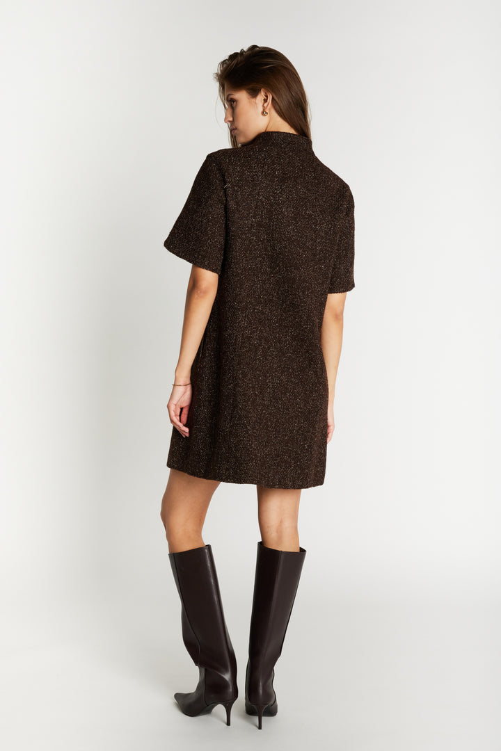 Bruuns Bazaar Women CryosaBBZidia kjole Kjoler Dark Brown