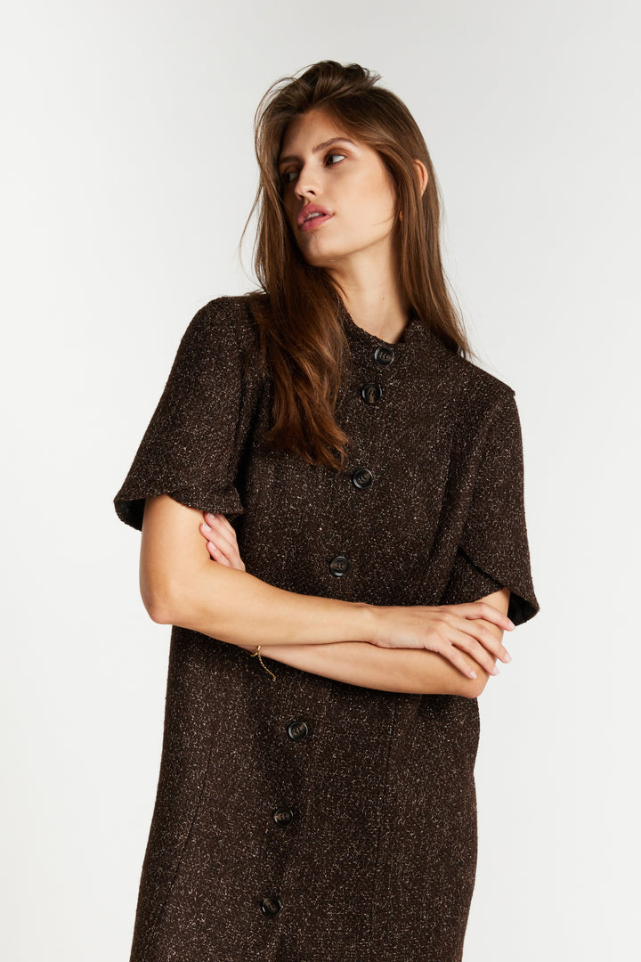 Bruuns Bazaar Women CryosaBBZidia kjole Kjoler Dark Brown