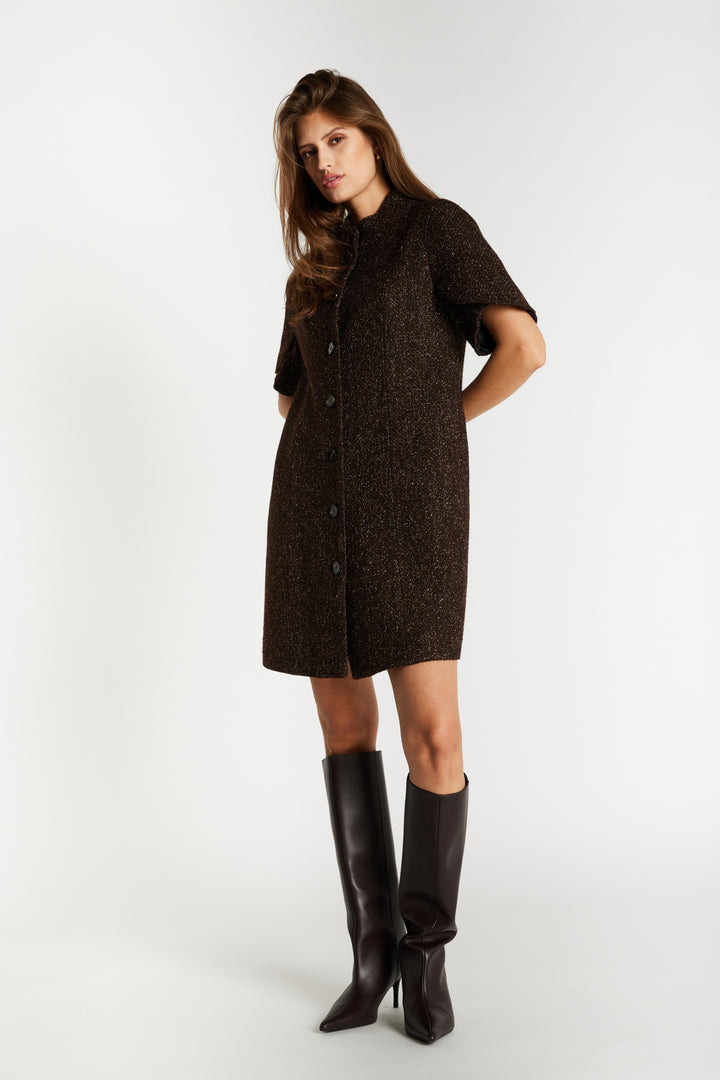 Bruuns Bazaar Women CryosaBBZidia kjole Kjoler Dark Brown