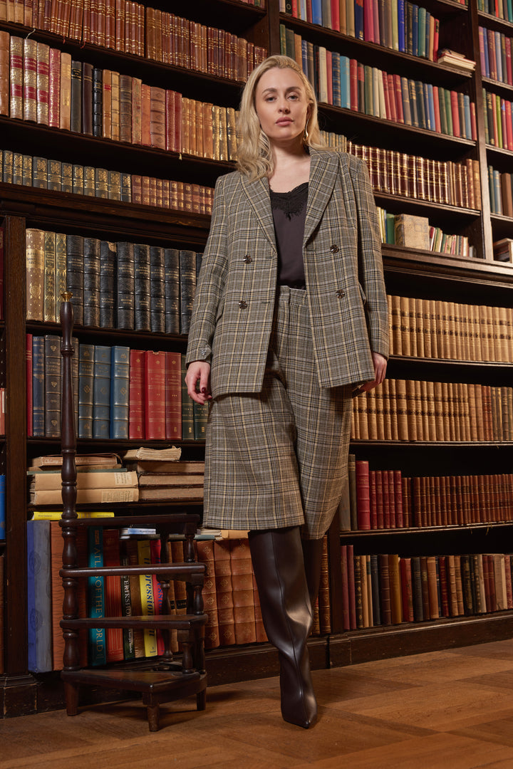 Bruuns Bazaar Women DaisieBBLindi blazer Blazere Green Check