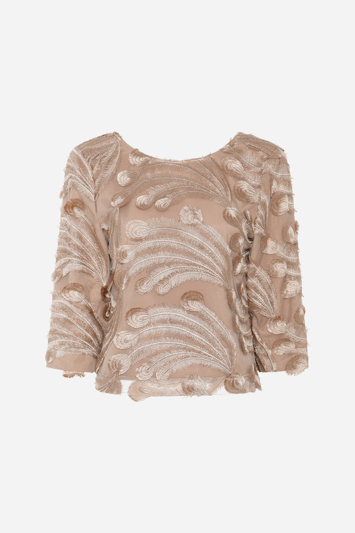Bruuns Bazaar Women DandelionBBIgnara bluse Bluser Roasted Grey Khaki