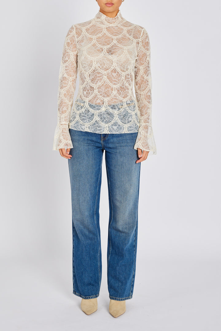 Bruuns Bazaar Women DeodaraBBSuzi bluse Bluser Cream