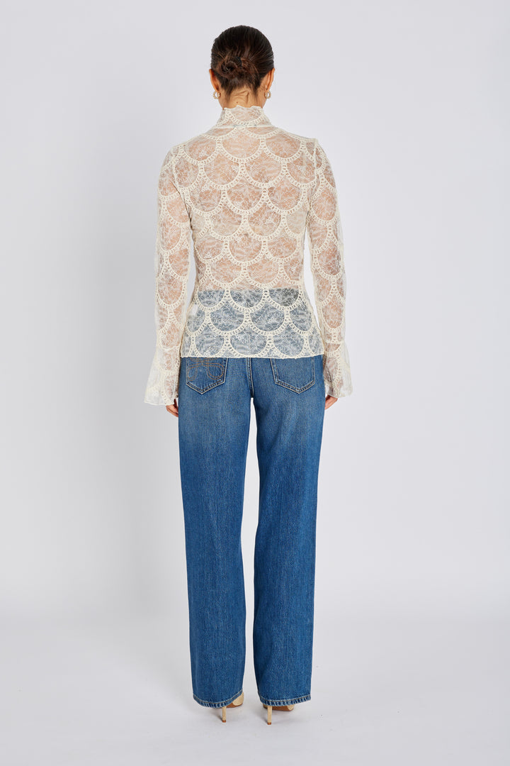 Bruuns Bazaar Women DeodaraBBSuzi bluse Bluser Cream