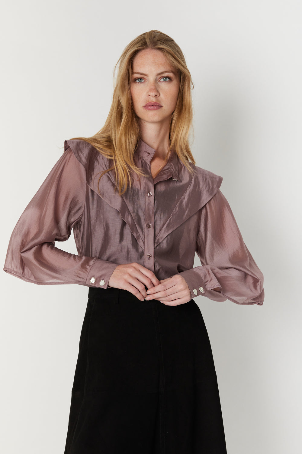 Bruuns Bazaar Women DesmoncusBBVicha Shirt Skjorter Twilligth Mauve