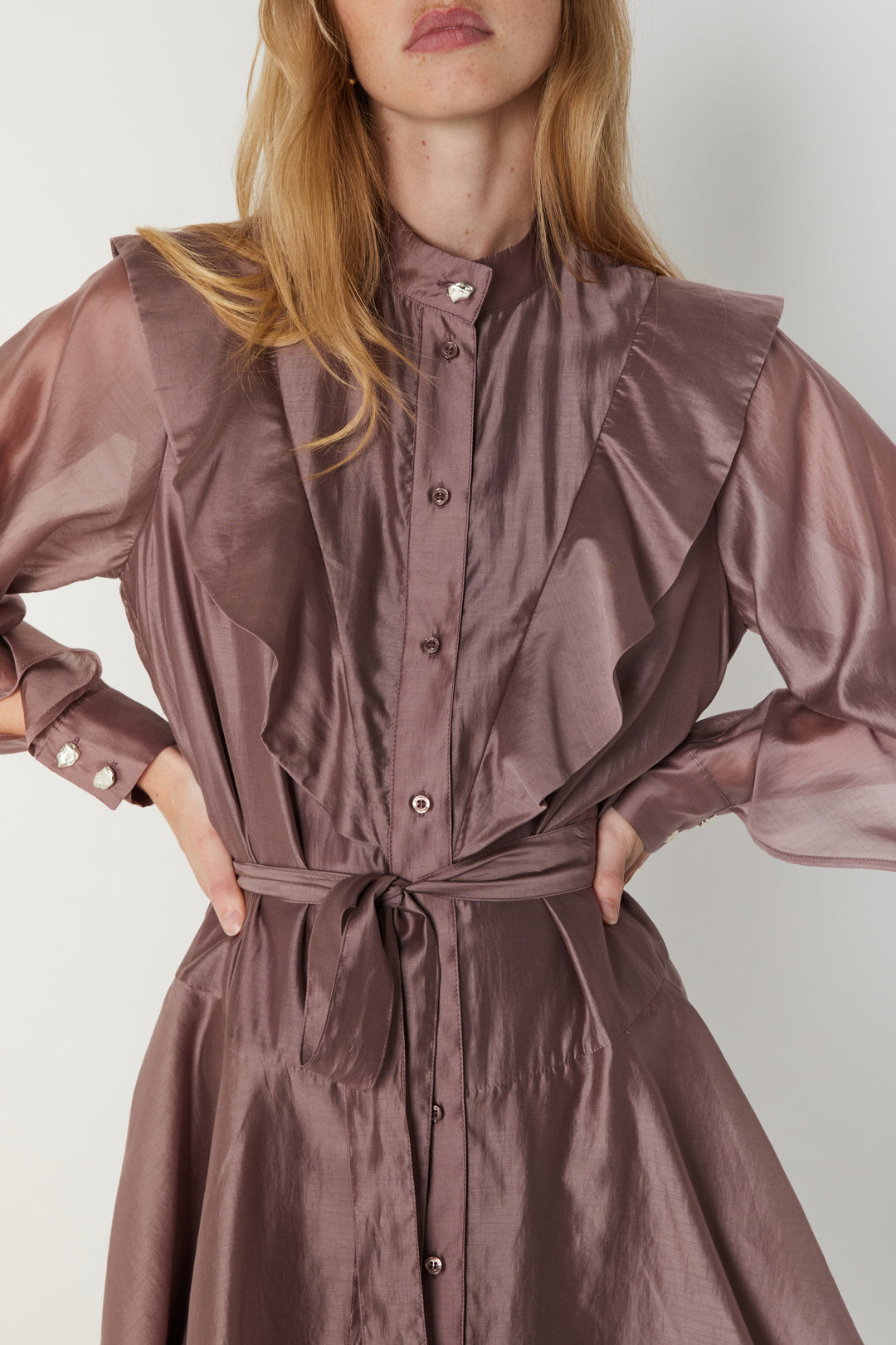 Bruuns Bazaar Women DesmoncusBBVicha kjole Kjoler Twilligth Mauve