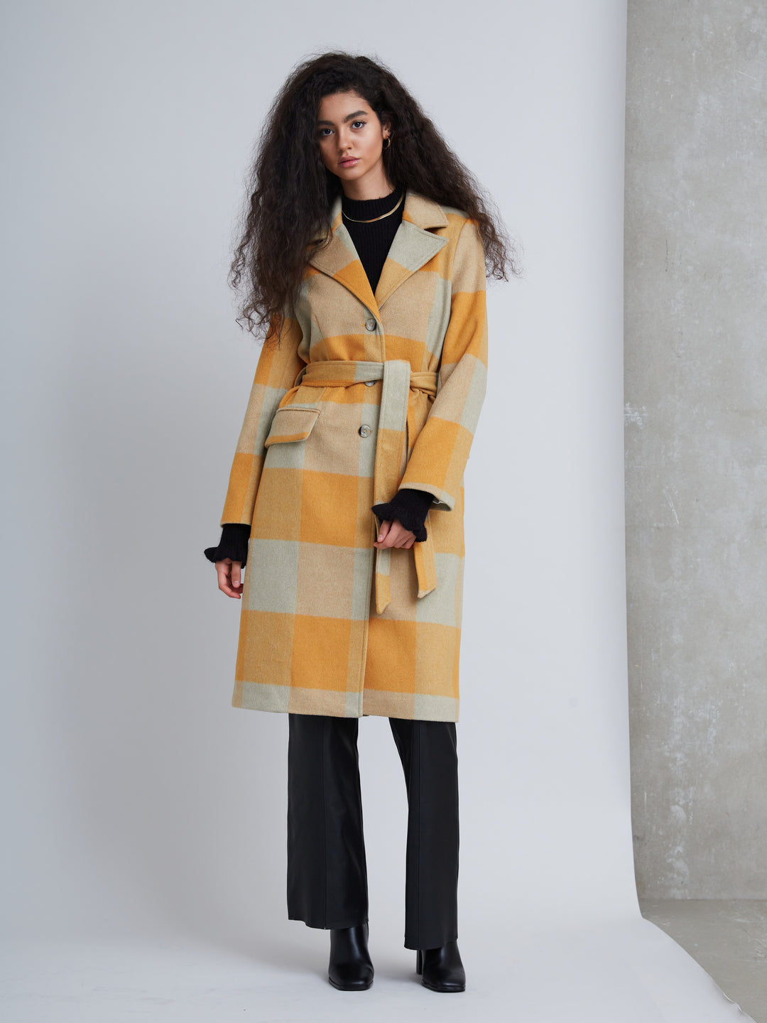 Bruuns Bazaar Women DiasciaBBNovelle coat Outerwear Orange Check