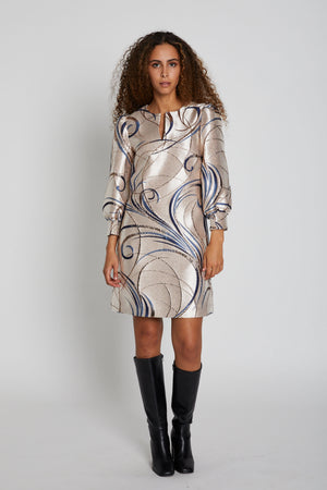 Bruuns Bazaar Women DindlesBBKela kjole Kjoler Beige blue