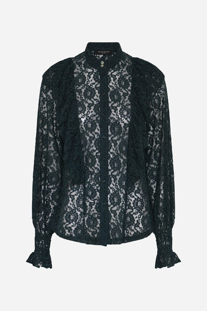 Bruuns Bazaar Women DoreaBBYonas skjorte Skjorter Dark green