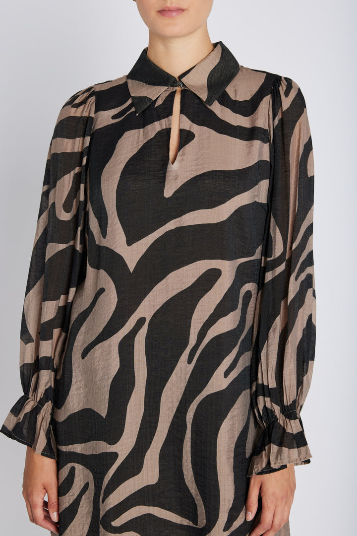 Bruuns Bazaar Women DuscleBBArmada kjole Kjoler Zebra print