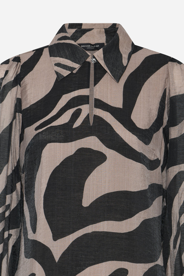 Bruuns Bazaar Women DuscleBBArmada kjole Kjoler Zebra print