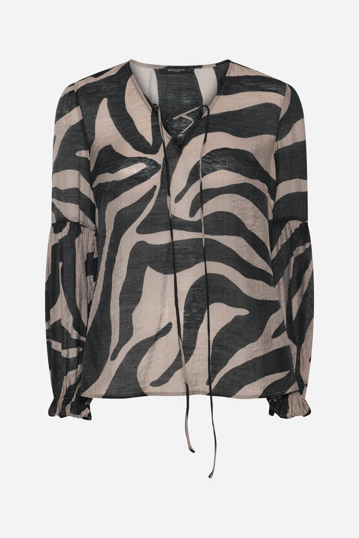Bruuns Bazaar Women DuscleBBElma bluse Bluser Zebra print