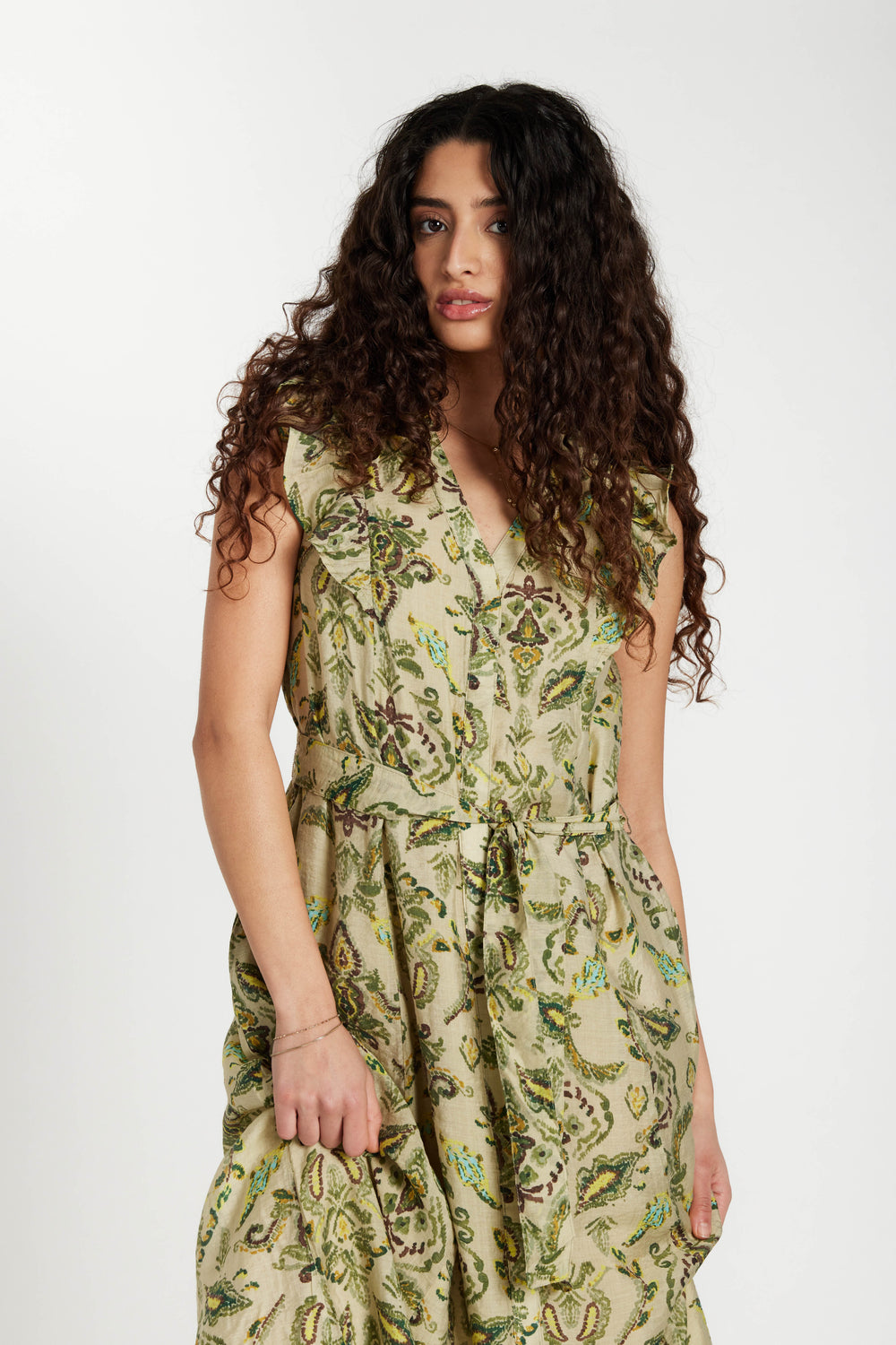 Bruuns Bazaar Women DuscleBBFransisca dress Kjoler Multi Green print